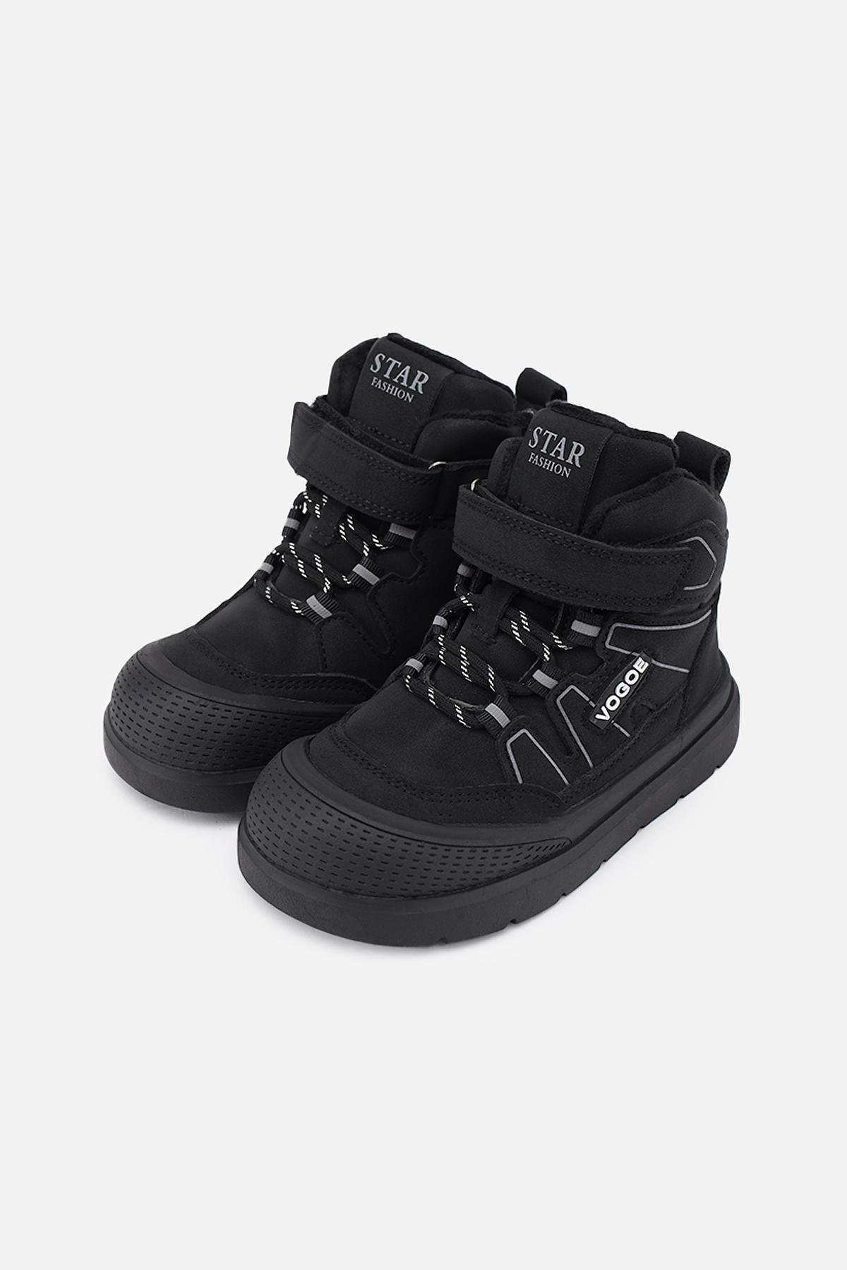 Черевики дитячі демісезонні ЦБ-00279230 для хлопчика р. 27 Чорний (29086140) - фото 3