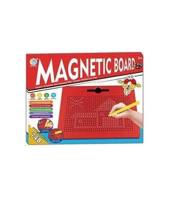 Игрушка для малышей YM 2204-48/2 Дощечка магнитная 10 карточек с примерами в коробке (23435720)