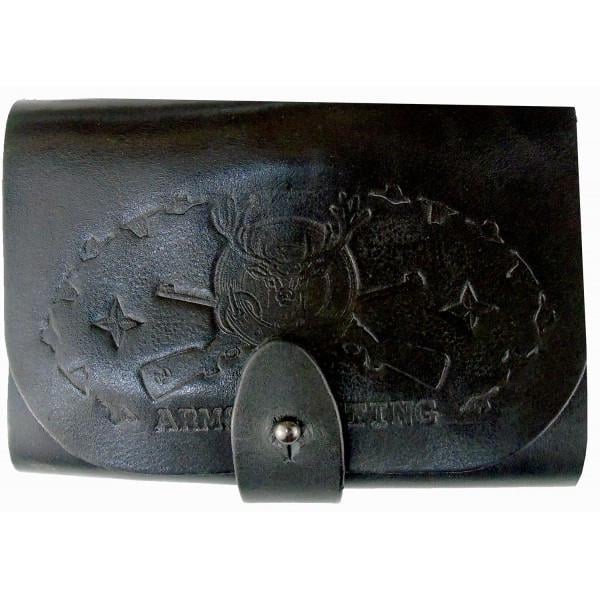 Підсумок шкіряний Медан з тисненнямна 7 патронів калібру 7,62 (24820547)