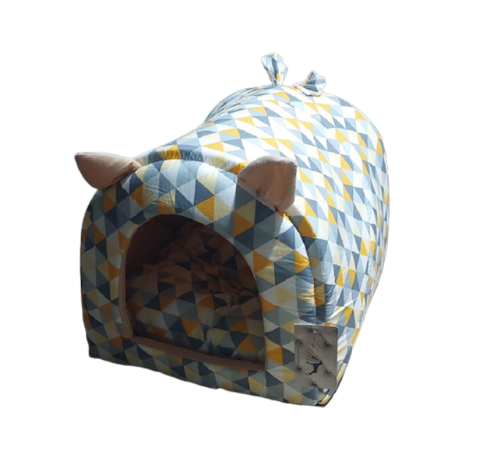 Домик для котов и собак ТМLPets Клео треугольники 36х32х28 см (00000008040)