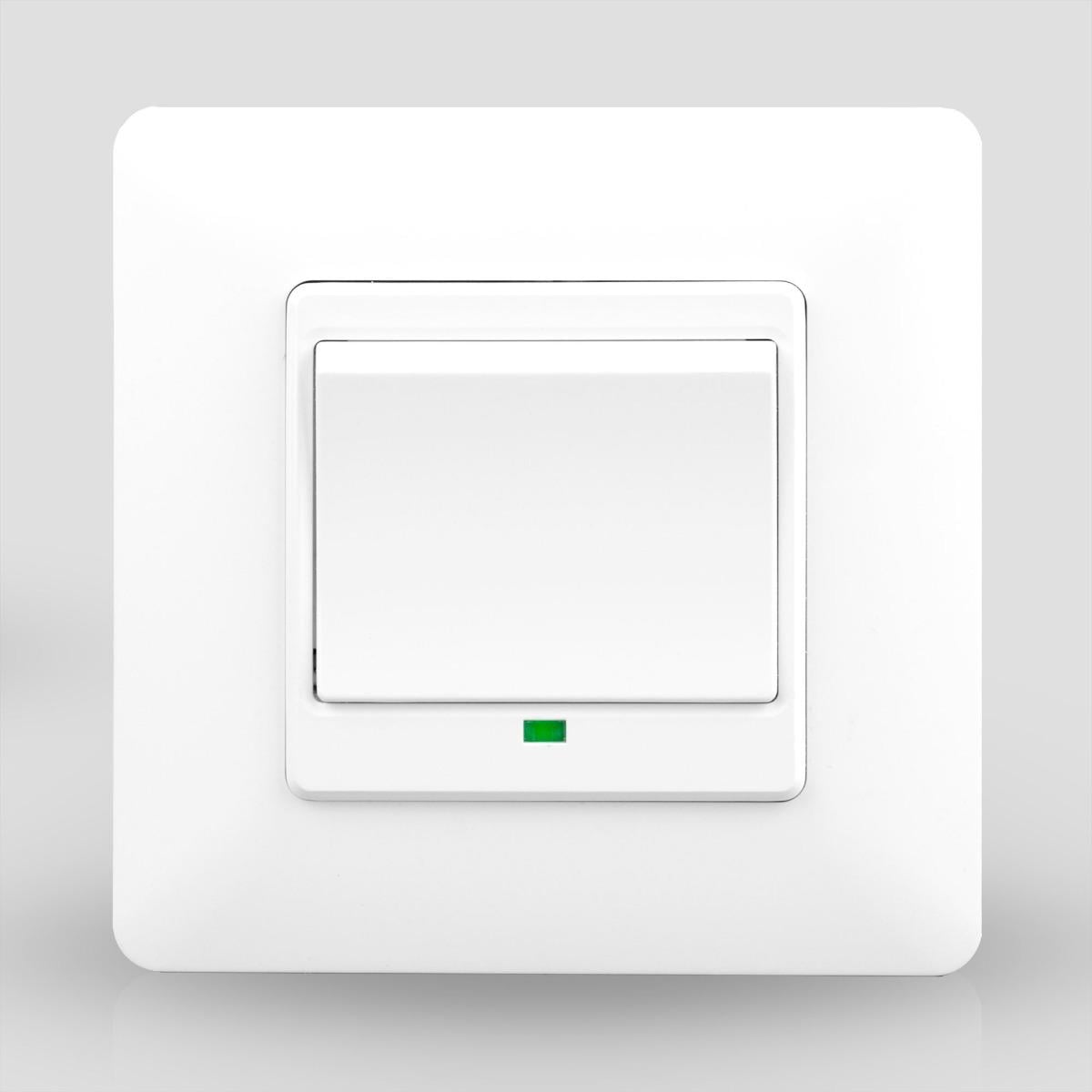 Выключатель Wi-fi Moes Smart Wall module switch 1 клавиша Белый