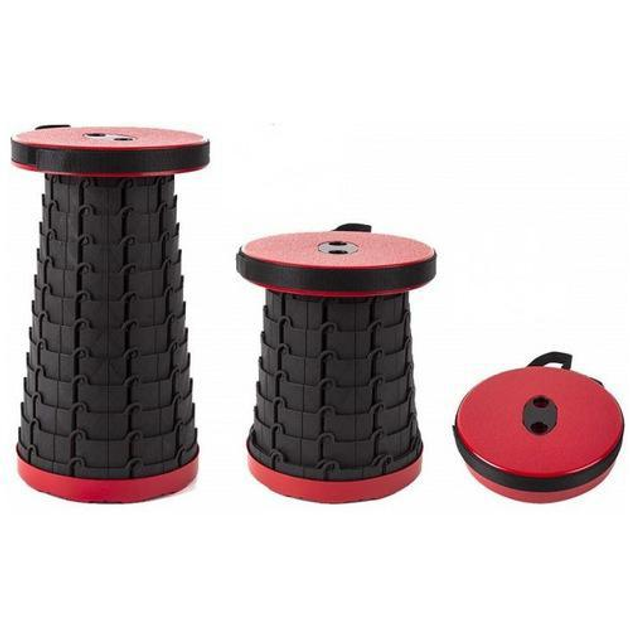 Табурет туристический выдвижной RStool телескопический для кемпинга и рыбалки Красный - фото 4 Табурет туристический выдвижной RStool телескопический для кемпинга и рыбалки Красный - фото 4