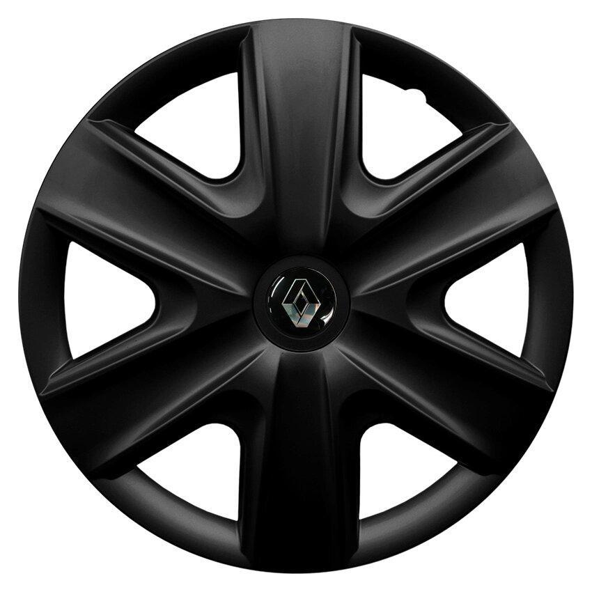 Комплект колпаков JAWOPLAST Hexan R14 для Renault 4 шт. Black (28434870)