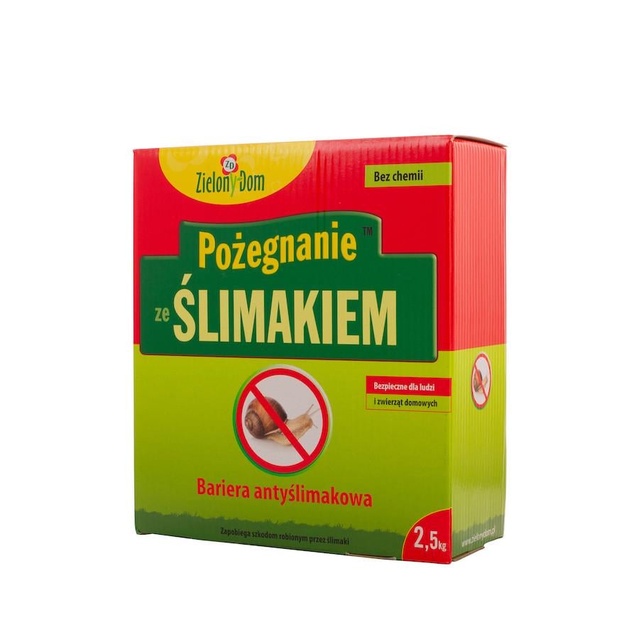 Эко средство от улиток и улиток Zielony Dom гранулы устойчивы к погодным условиям 205х185х75 мм 2,5 кг (2484505287)
