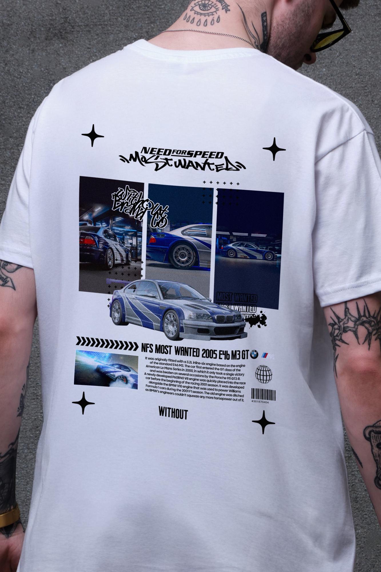 Футболка мужская Without с принтом Wanted оверсайз S/M White (S8049682) - фото 2 Футболка мужская Without с принтом Wanted оверсайз S/M White (S8049682) - фото 2