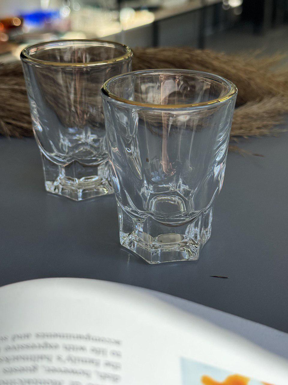 Набор рюмок Тюльпан 70 мл 6 шт. Прозрачный (102-827) - фото 5 Набор рюмок Тюльпан 70 мл 6 шт. Прозрачный (102-827) - фото 5