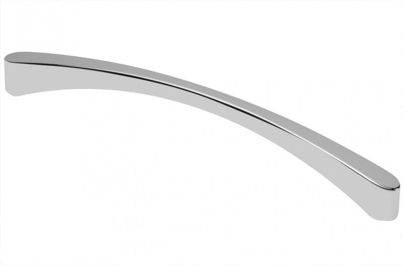 Мебельная ручка GTV CLEO С-192 мм L-201 мм Хром (UZ-CLEO-192-01)