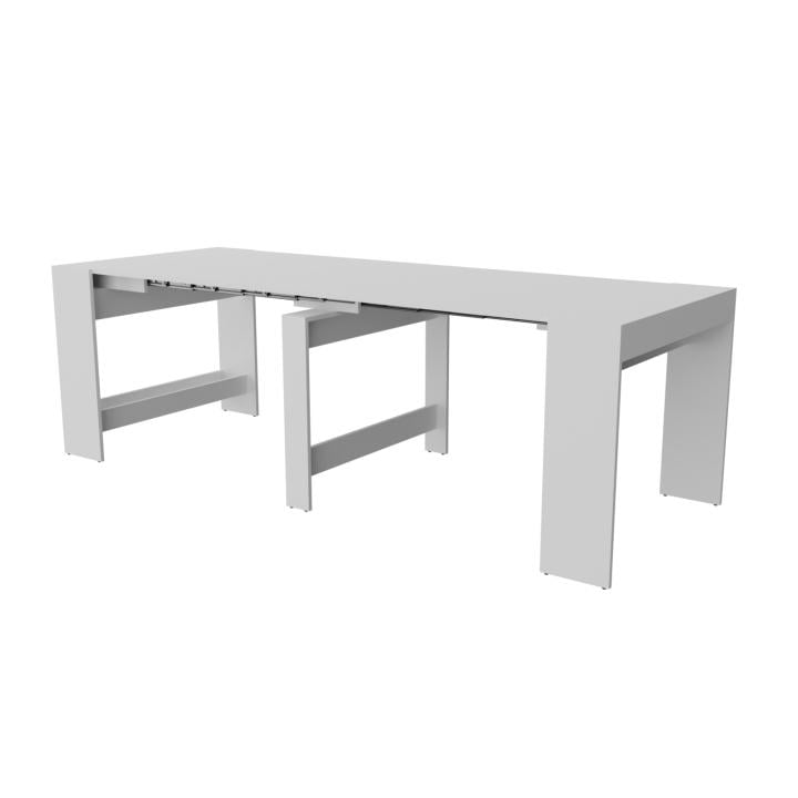 Стол обеденный Неман Питон Лайт раздвижной ЛДСП Белый