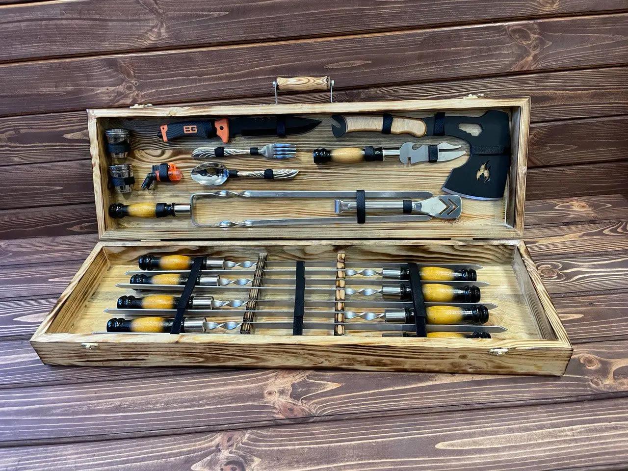 Набор шампуров Дровосек в кейсе (10648661)