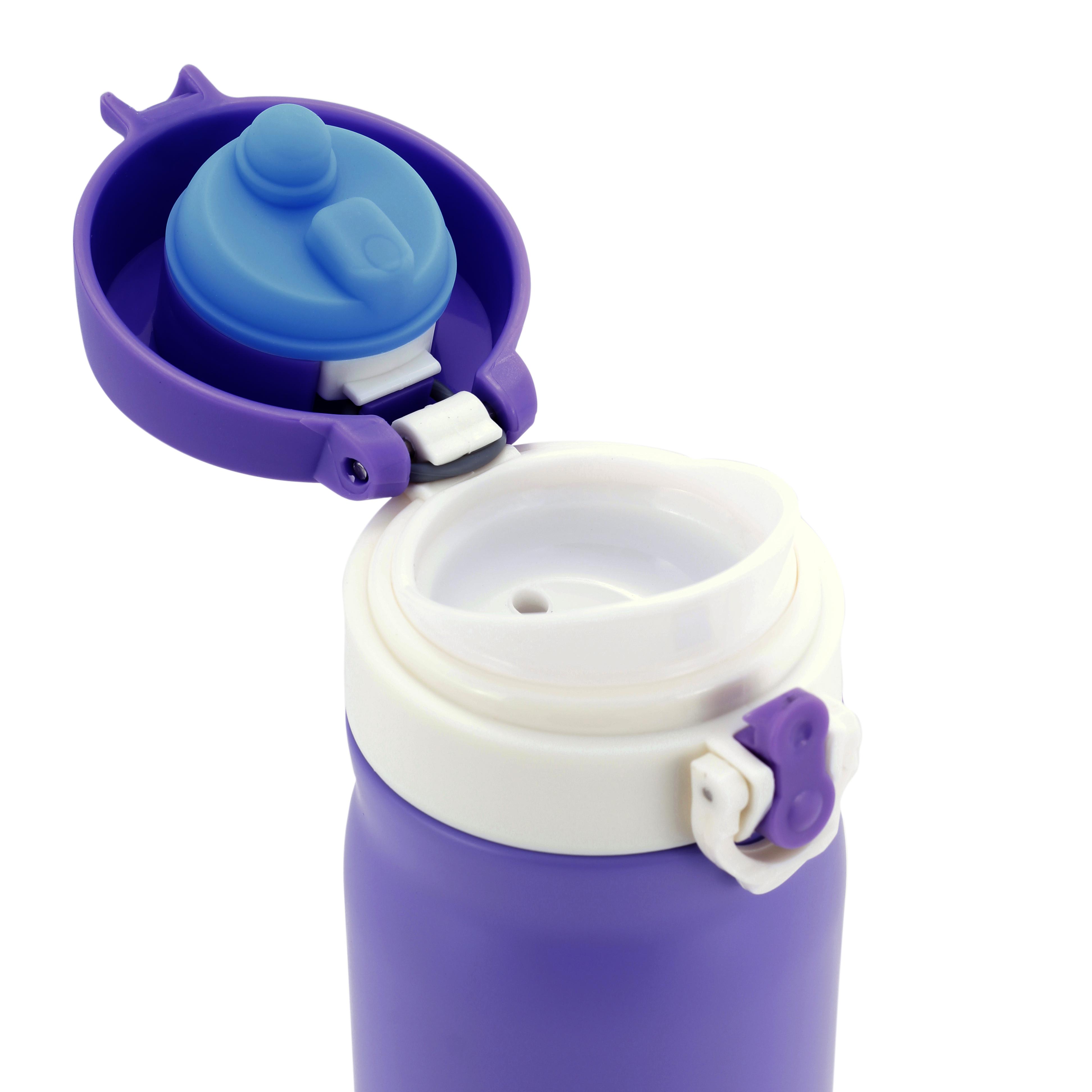 Термос-бутылка Kamille из нержавеющей стали 360 мл Фиолетовый (14897095) - фото 3 Термос-бутылка Kamille из нержавеющей стали 360 мл Фиолетовый (14897095) - фото 3