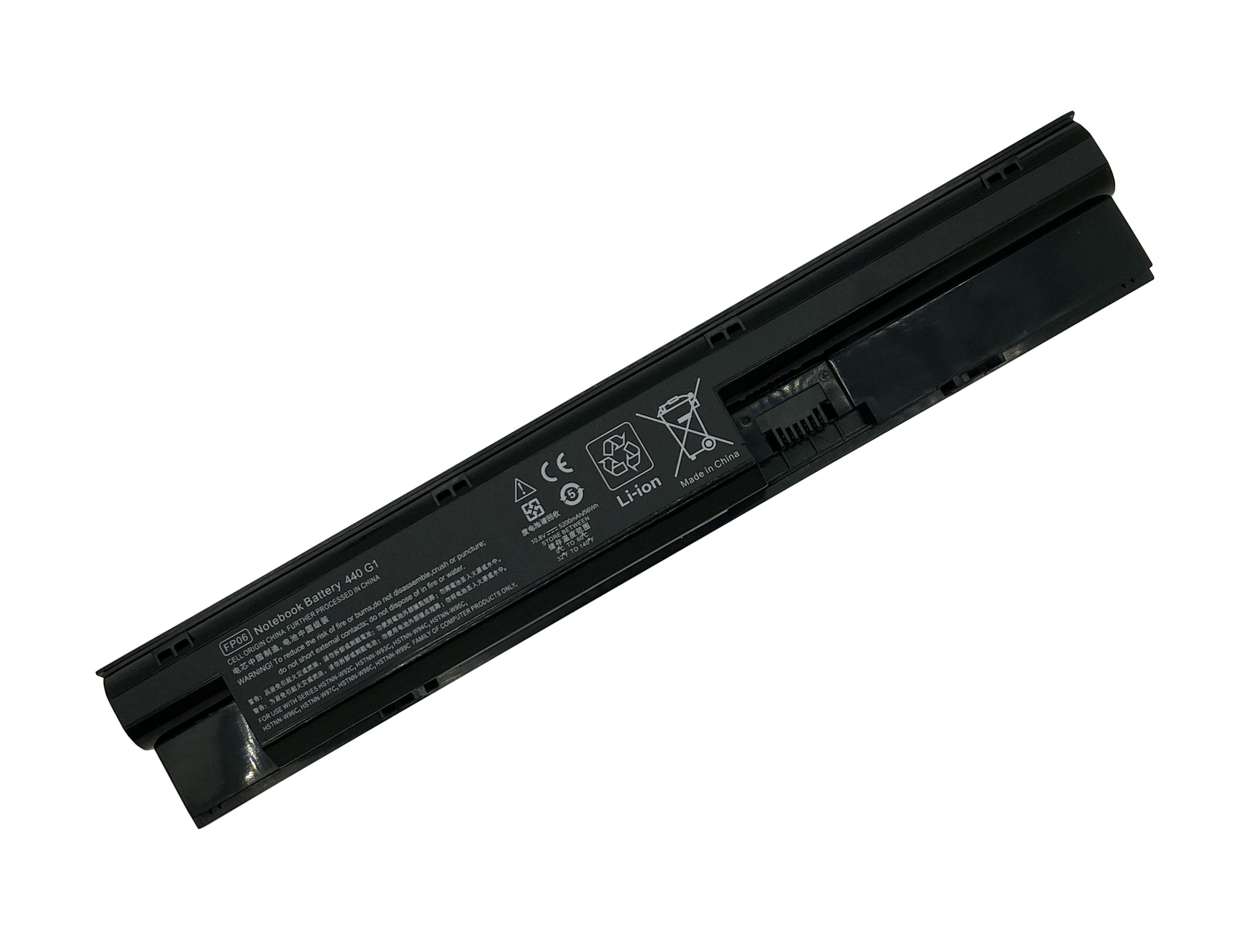Аккумулятор для ноутбука HP FP06 ProBook 440 10.8V Black 5200mAh OEM