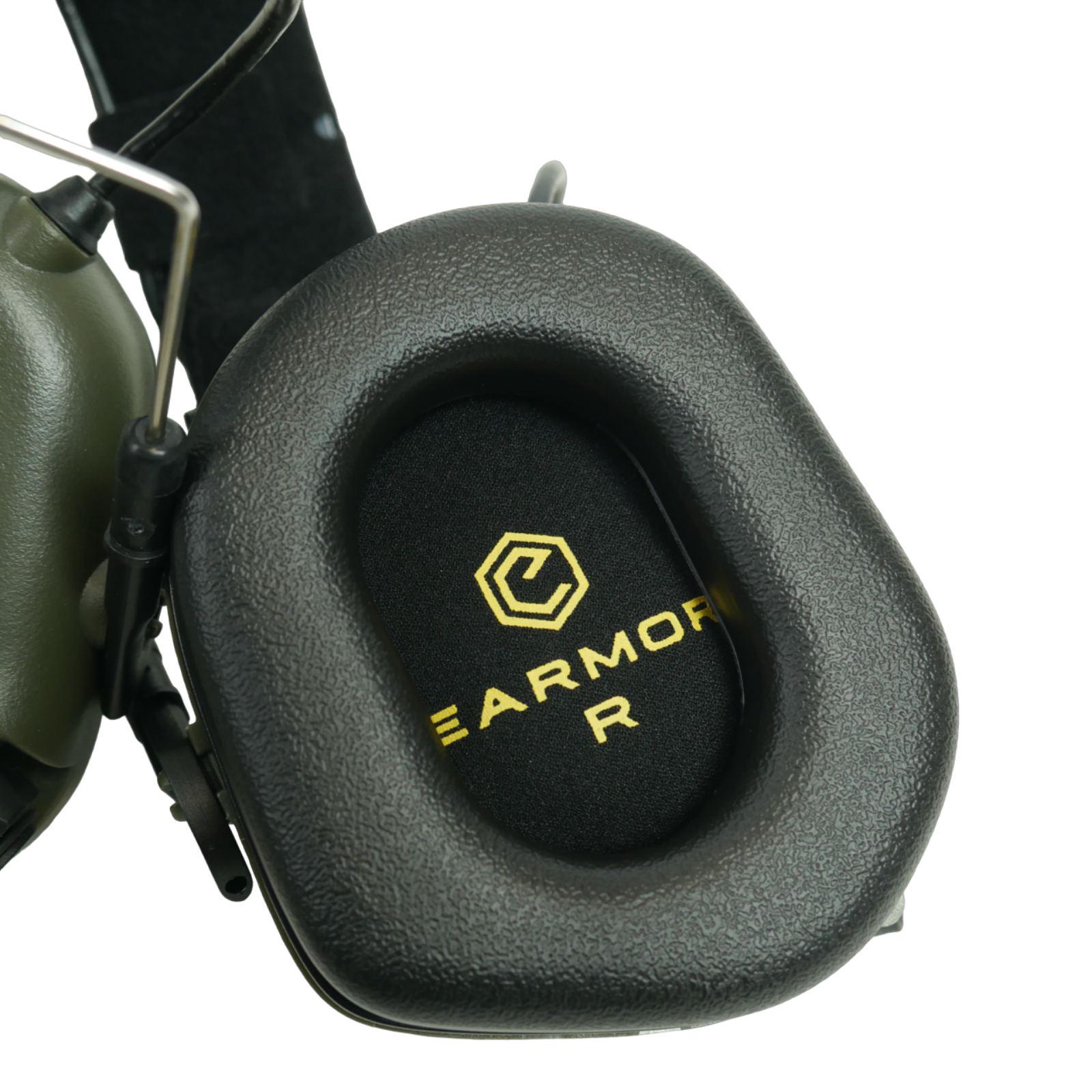 Комплект активные наушники Earmor M32X MOD4 с креплением для шлема - фото 7