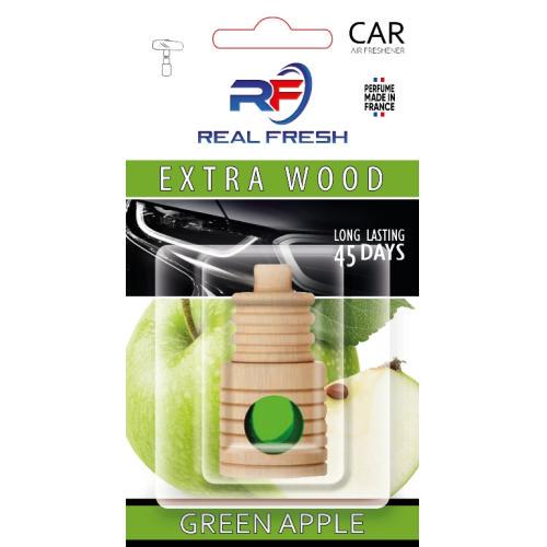 Освежитель воздуха REAL FRESH EXTRA WOOD Green Apple жидкий 5 мл