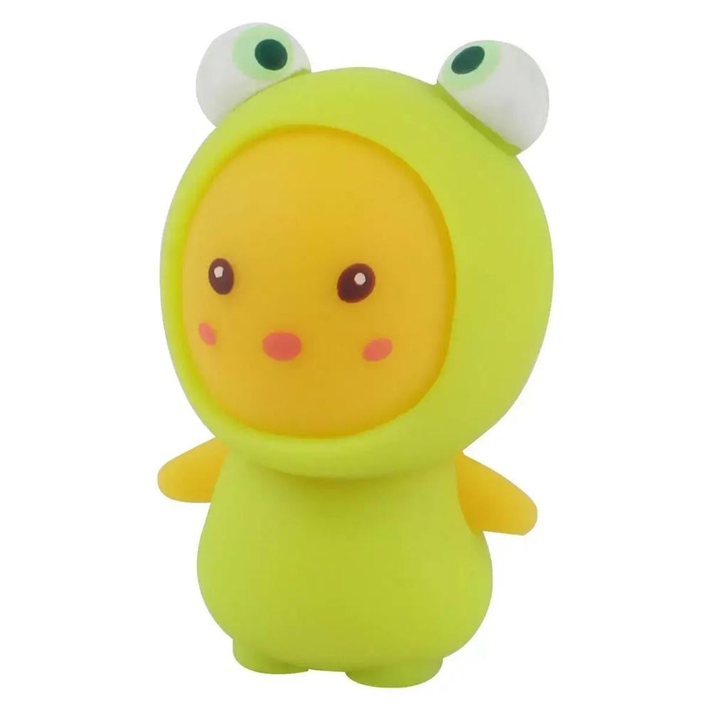 Игрушка-антистресс мялка Жабка резиновая 9x6x9 см Игрушка-антистресс мялка Жабка резиновая 9x6x9 см
