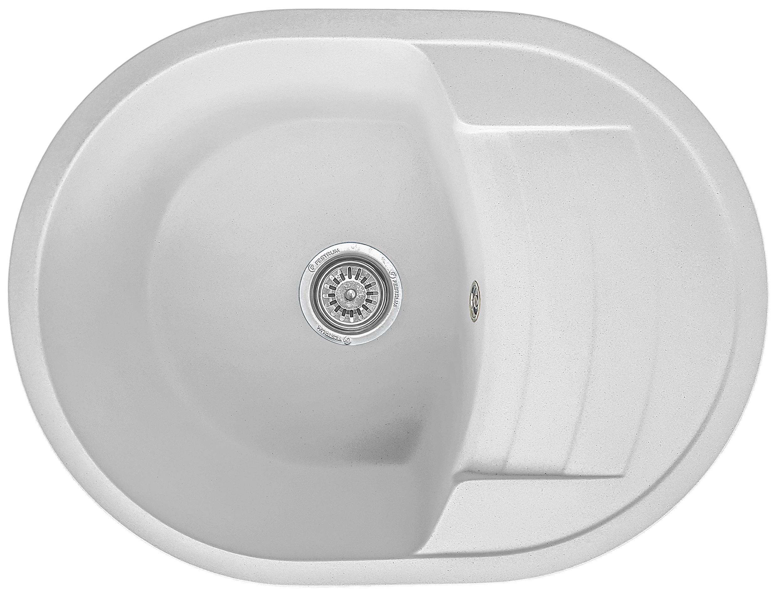 Мойка кухонная Valetti 32N 610x460 мм Белый