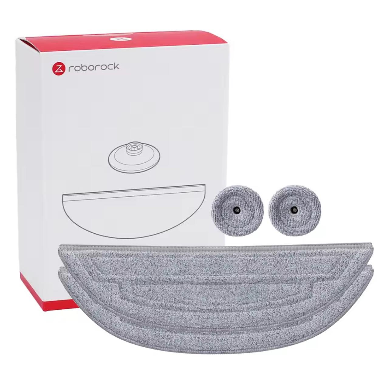 комплект салфеток микрофибровых для робота-пылесоса Roborock S8 MaxV Ultra/Saros 10/G30 4 ед. (26858090)