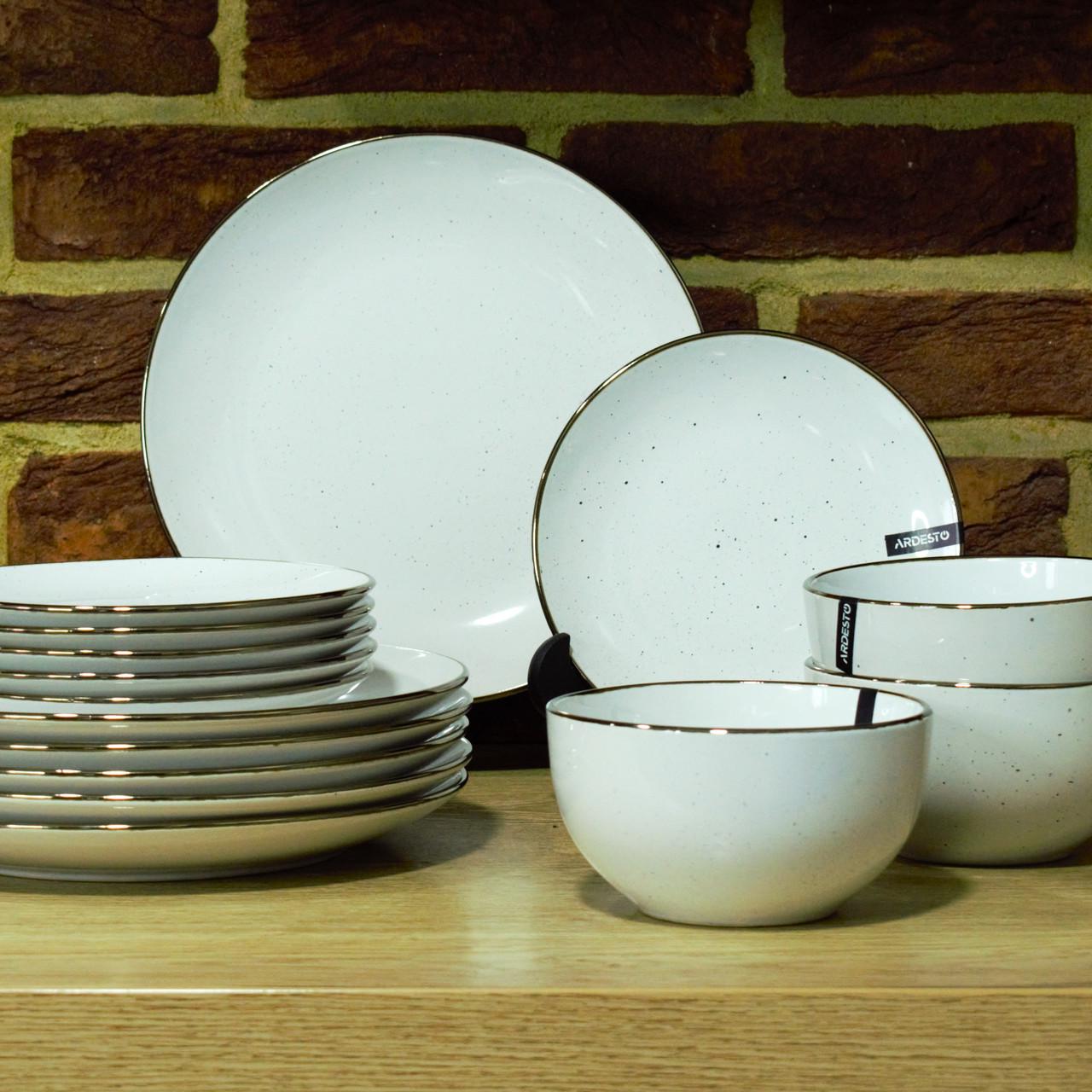 Сервиз Ardesto bagheria bright 15 White - фото 5 Сервиз Ardesto bagheria bright 15 White - фото 5