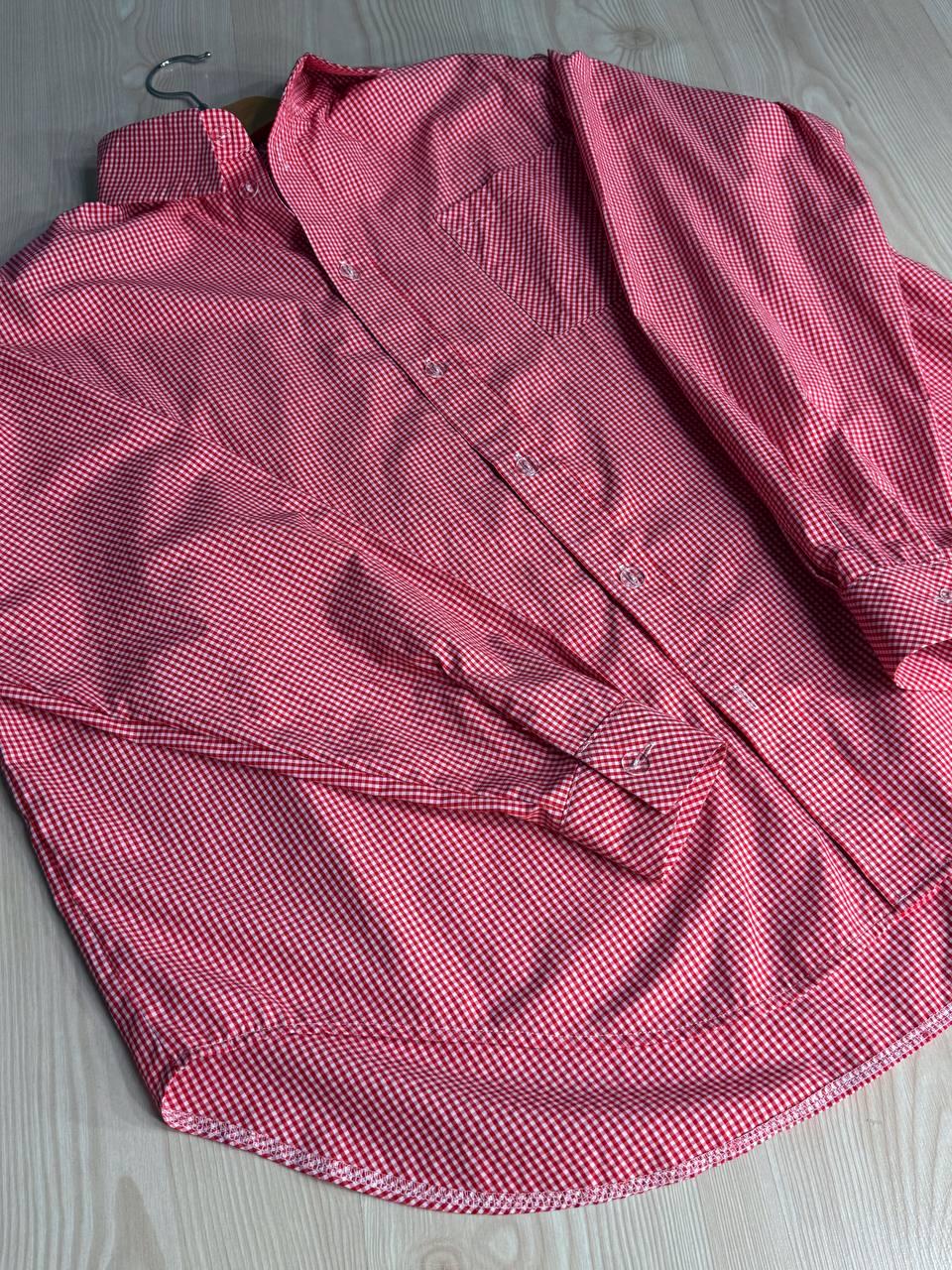 Рубашка женская Irel 2222 супер оверсайз клетчатая удлиненная OS Красный (2519) - фото 8 Рубашка женская Irel 2222 супер оверсайз клетчатая удлиненная OS Красный (2519) - фото 8
