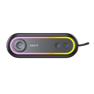 Портативная колонка Havit HV-SK810BT IPX5 12W RGB Black (28476) - фото 2