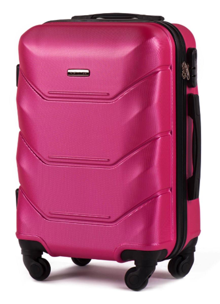 Валіза пластикова WINGS 147 мала Рожевий (Wp00211) - фото 1 Валіза пластикова WINGS 147 мала Рожевий (Wp00211) - фото 1