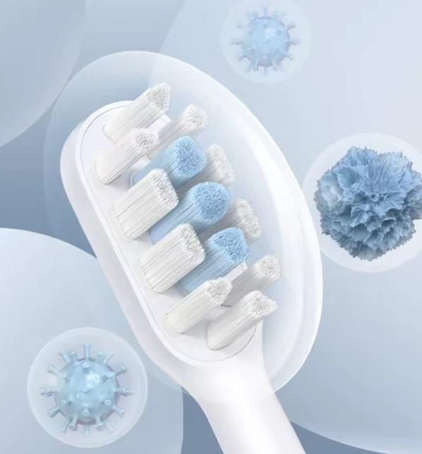 Насадки для зубної щітки MiJia Sonic Electric Toothbrush T300/T500/T500C 3 шт. White (DDYST01SKS) - фото 2 Насадки для зубної щітки MiJia Sonic Electric Toothbrush T300/T500/T500C 3 шт. White (DDYST01SKS) - фото 2