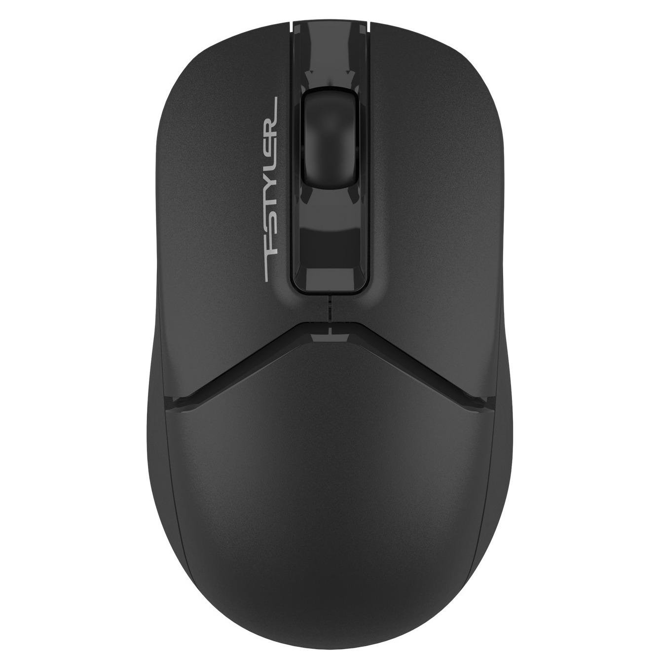 Компьютерная мышка A4Tech FG12S Wireless бесшумная 2,4GHz 1200 dpi Черный (629313)