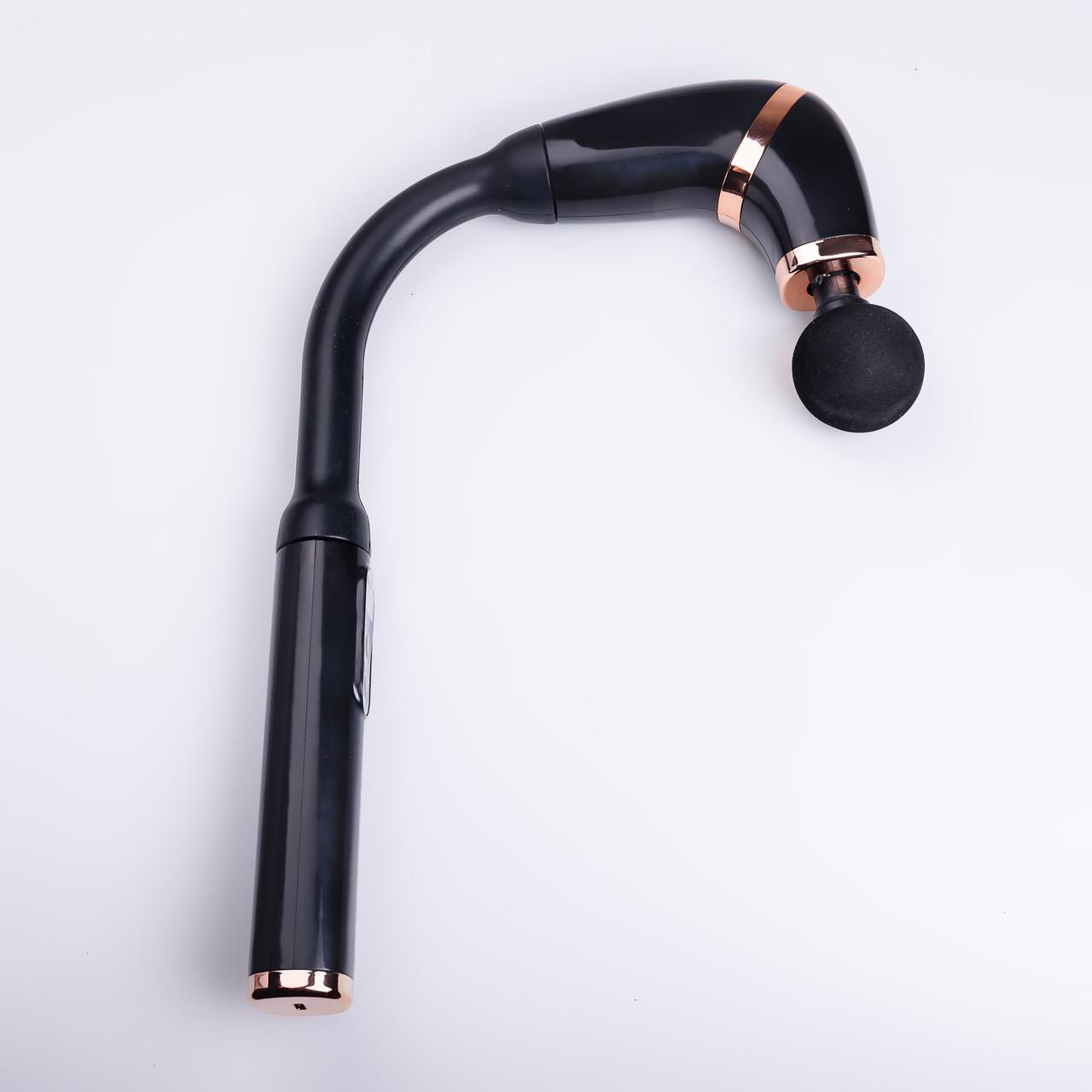 Массажер перкуссионный ручной аккумуляторный 17 Вт зарядка от USB до 3200 об/мин Черный (7213) - фото 5 Массажер перкуссионный ручной аккумуляторный 17 Вт зарядка от USB до 3200 об/мин Черный (7213) - фото 5