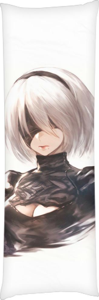 Подушка дакимакура Nier Automata 6 50x150 см (13546128)