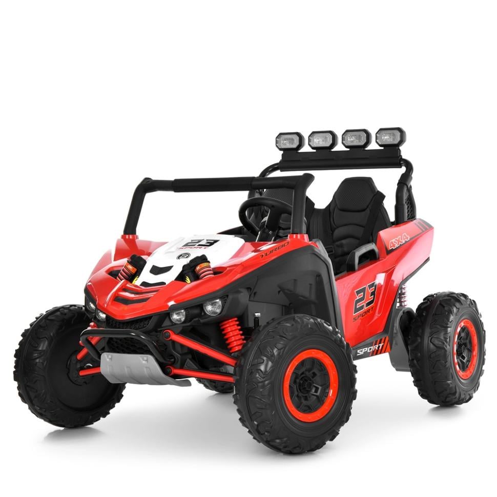 Детский электрический джип Bambi Racer 24V двухместный до 50 кг Красный (DE-169-E-954)