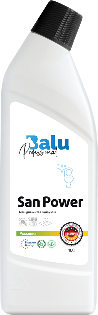 Гель для мытья санузлов Balu San Power Ромашка 1 л (00000013556)