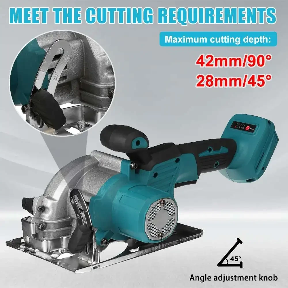 Пила бесщеточная аккумуляторная BRU125 циркулярная 125 мм 2000 Вт - фото 3 Пила бесщеточная аккумуляторная BRU125 циркулярная 125 мм 2000 Вт - фото 3