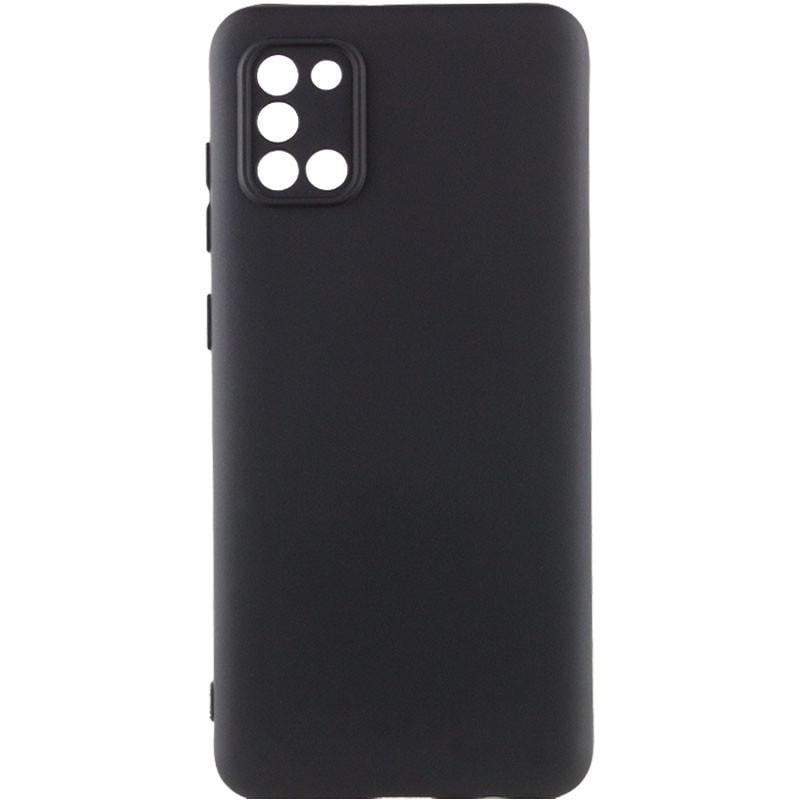 Протиударний чохол TPU GETMAN Liquid Silk Full Camera Samsung Galaxy A31 Чорний / Black