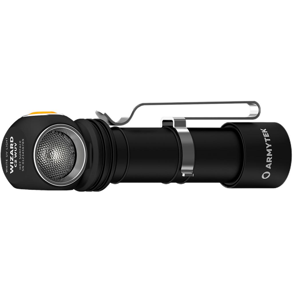 Фонарь Armytek Wizard C2 WUV White & Ultraviolet (F08901UF) - фото 2