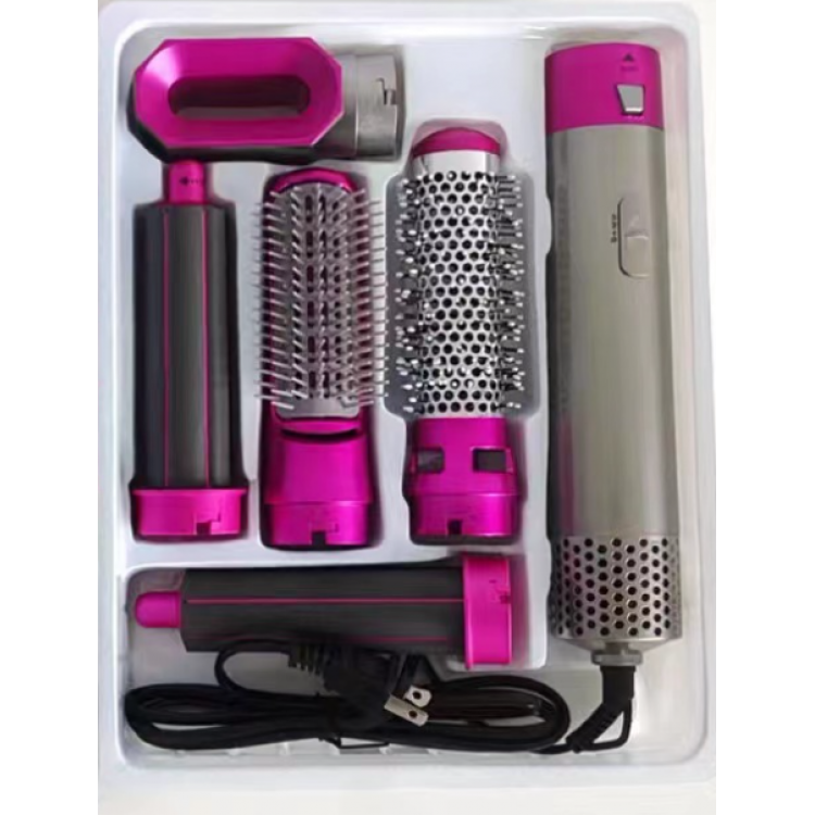 Фен-щетка стайлер EM Hot Air Styler 5в1 Серый (307) - фото 8 Фен-щетка стайлер EM Hot Air Styler 5в1 Серый (307) - фото 8