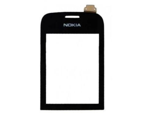 Сенсор для Nokia 202 Asha China Black (00-00007826)
