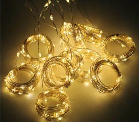 Гирлянда Капля росы LEDLight на медной проволоке 3х2 м Белый (6071)