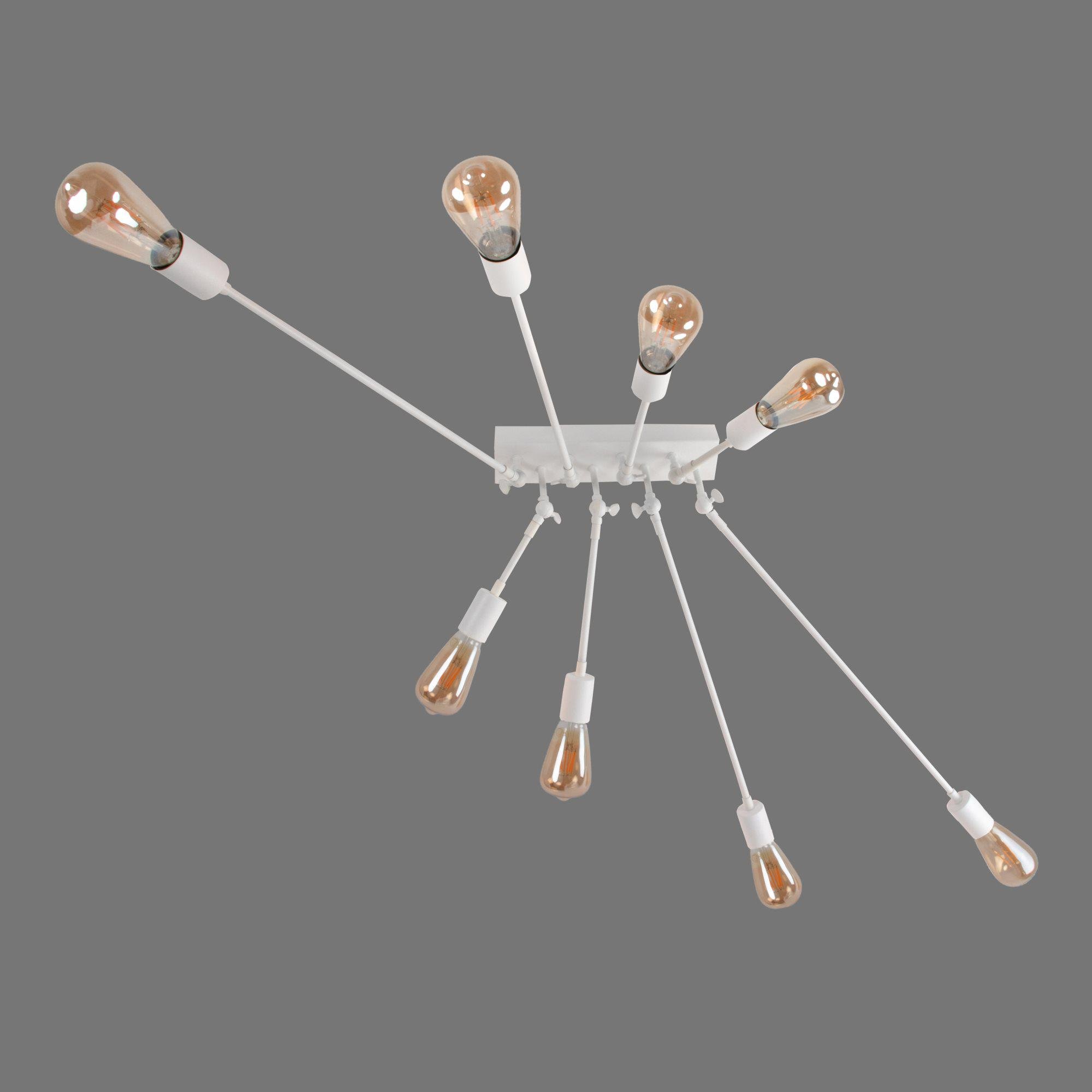 Люстра металлическая производство Sirius PR 1062/8 Белый