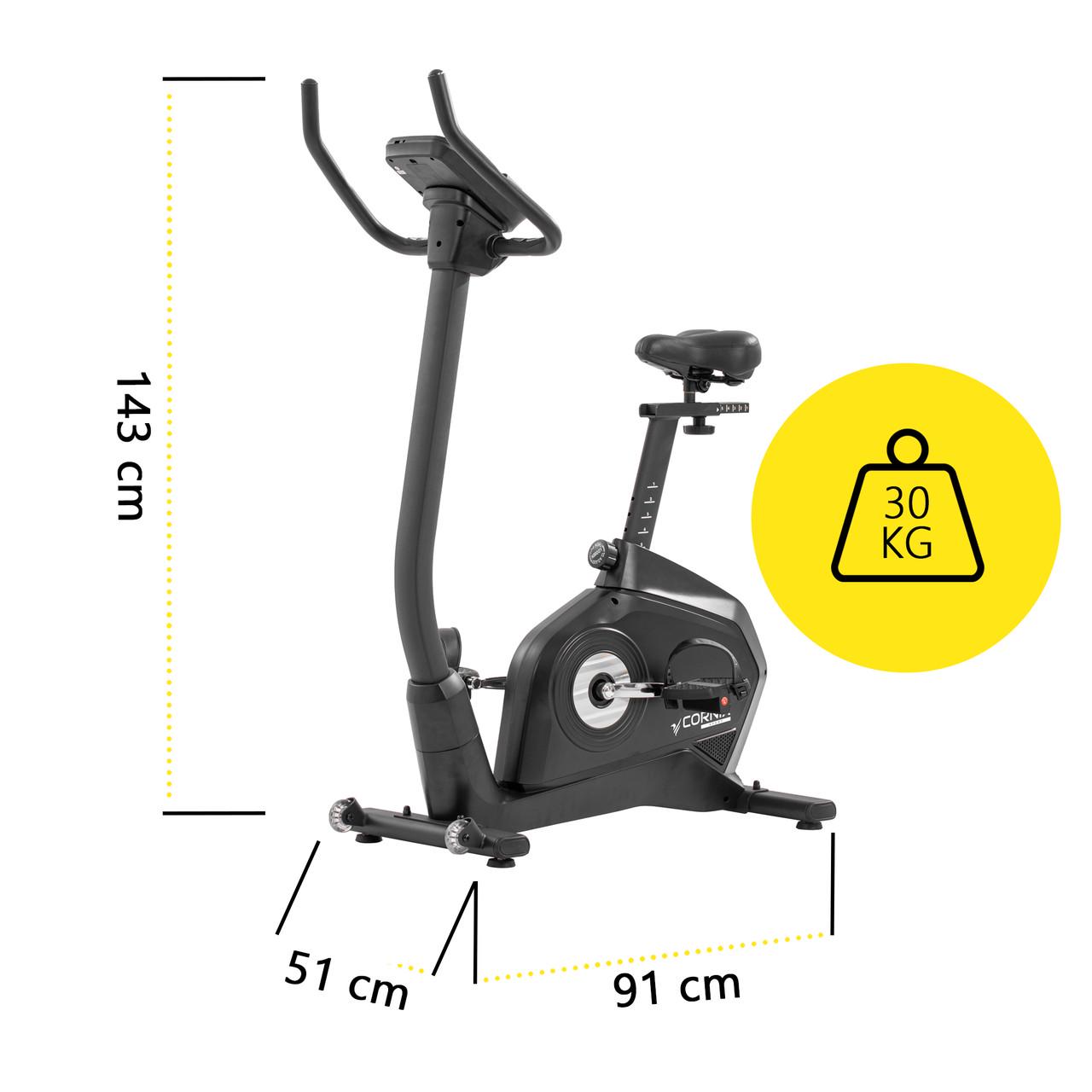 Велотренажер электромагнитный Cornix Amber Black (2671077773) - фото 6 Велотренажер электромагнитный Cornix Amber Black (2671077773) - фото 6