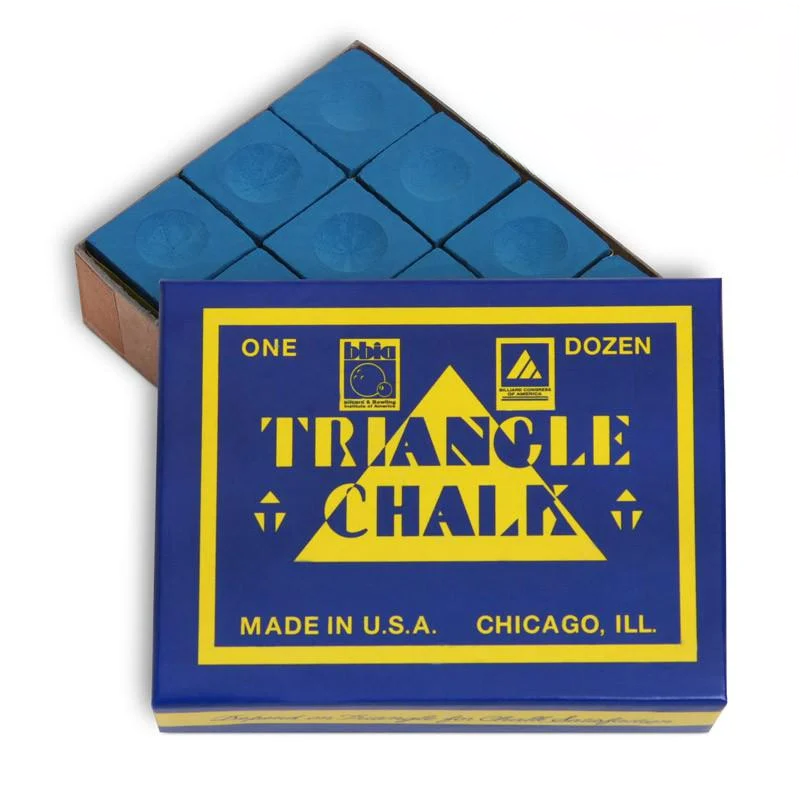 Мел бильярдный Triangle 12 шт. Синий (18131809) Мел бильярдный Triangle 12 шт. Синий (18131809)