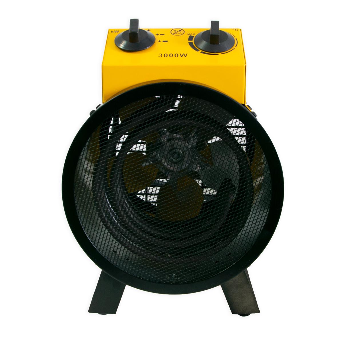 Теплова гармата Industrial Fan Heater BJE-K3 3000 W Жовтий (1009517-Yellow) - фото 3