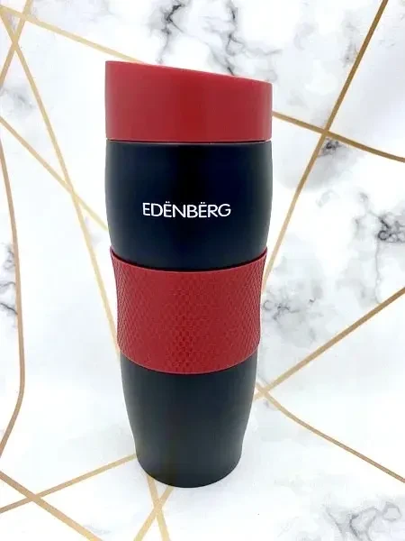 Термокухоль вакуумний Edenberg EB-622 з нержавіючої сталі 380 мл Червоний (2530557777) - фото 1 Термокухоль вакуумний Edenberg EB-622 з нержавіючої сталі 380 мл Червоний (2530557777) - фото 1