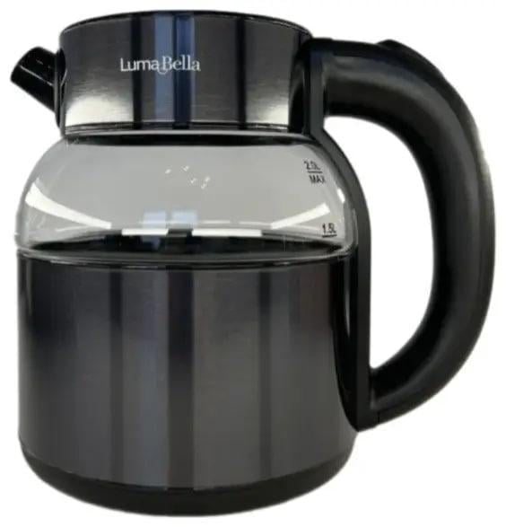 Электрочайник Luma Bella LB-59022 1500 Вт с защитой от перегрева 2 л Черный (2826093456)