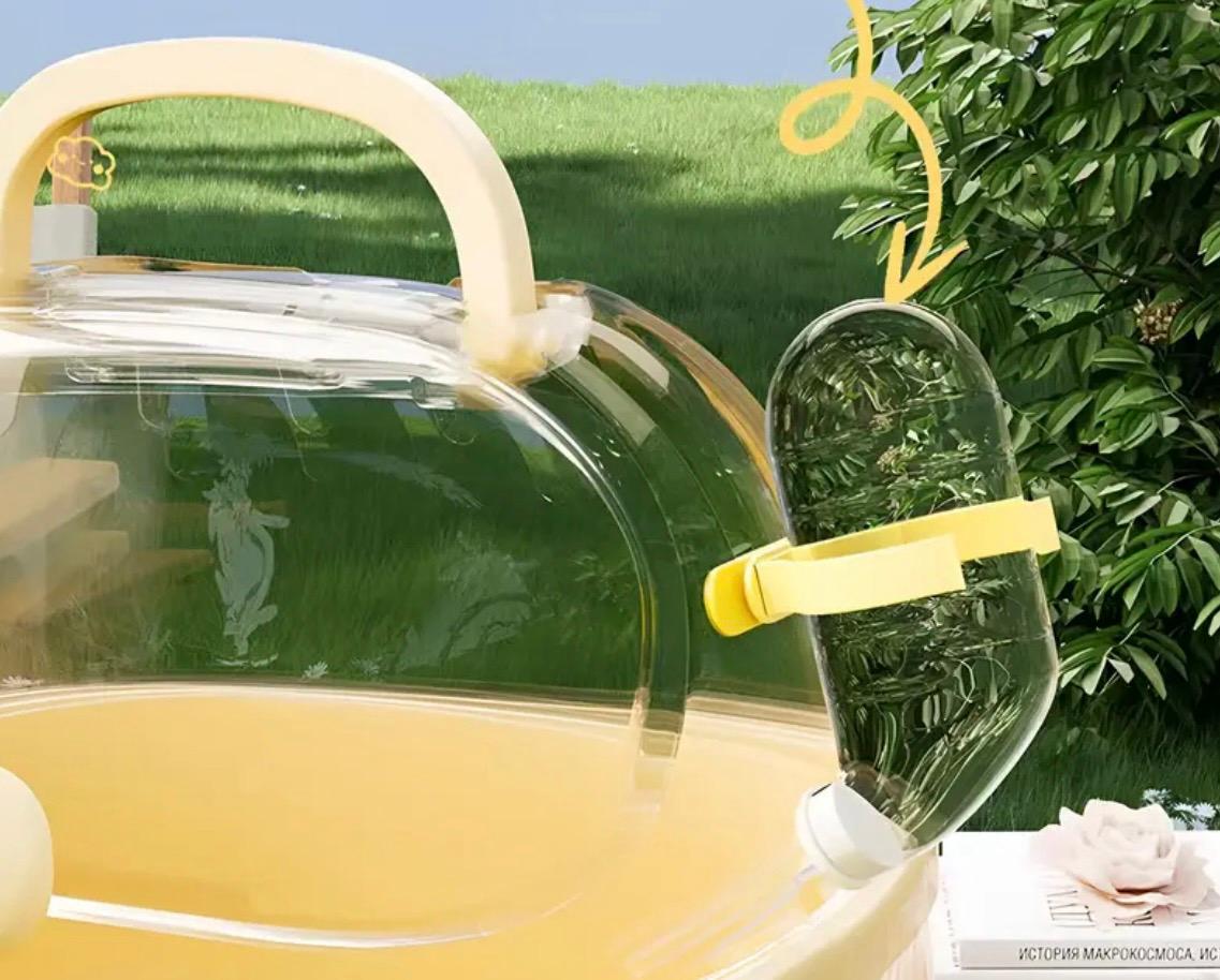 Переноска-клітка для гризунів DANDI Жовтий (29876212) - фото 7 Переноска-клітка для гризунів DANDI Жовтий (29876212) - фото 7