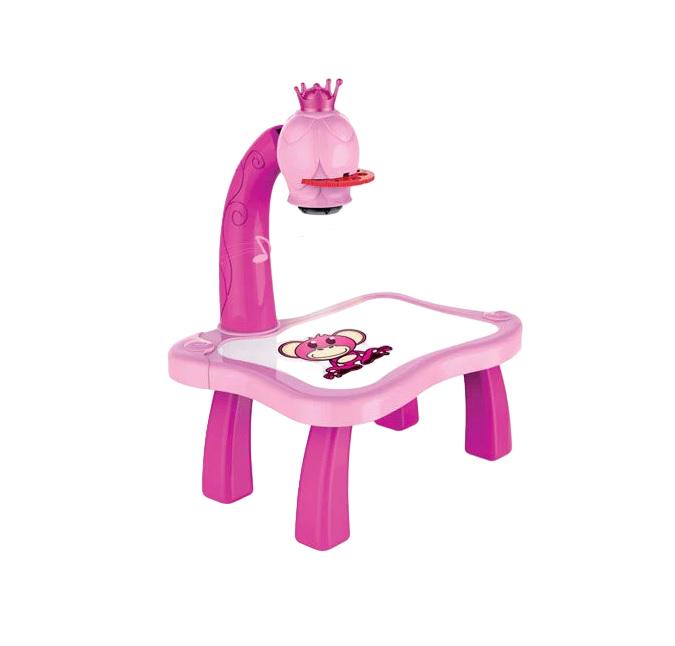 Столик с проектором детский для рисования Artist подсветка/мелодия фломастеры 12 шт. Pink (154789) Столик с проектором детский для рисования Artist подсветка/мелодия фломастеры 12 шт. Pink (154789)