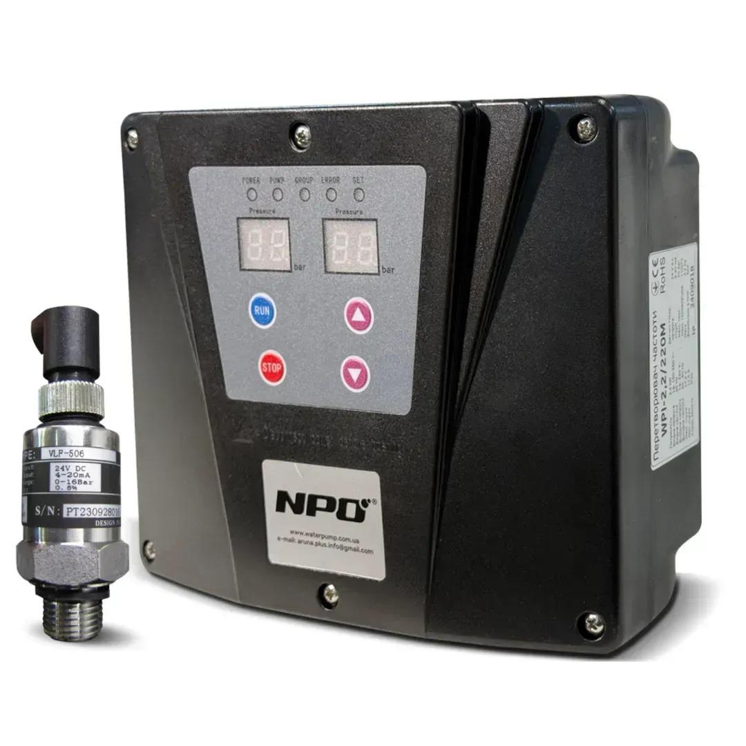 Преобразователь частотный NPO WPI-1,5/220M с датчиком давления 10 бар (25086995)