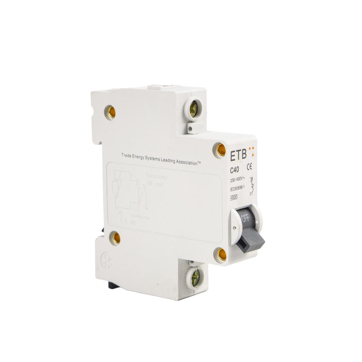 Автоматический выключатель TESLA ETB C40 1Р (121) - фото 3 Автоматический выключатель TESLA ETB C40 1Р (121) - фото 3