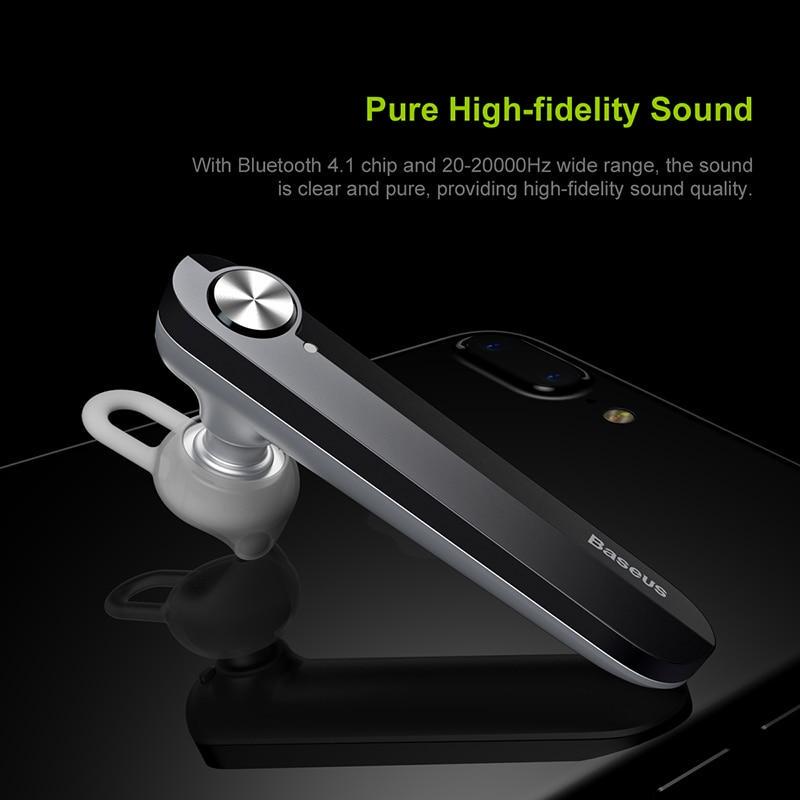 Bluetooth гарнитура Baseus A01 Earphones Handfree NGA01-0S Черный - фото 8