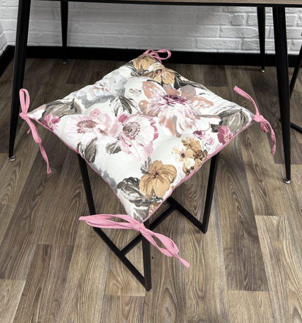 Сидушка Bouquet Comfort Home на стул/кресло/садовую мебель 40х40 см