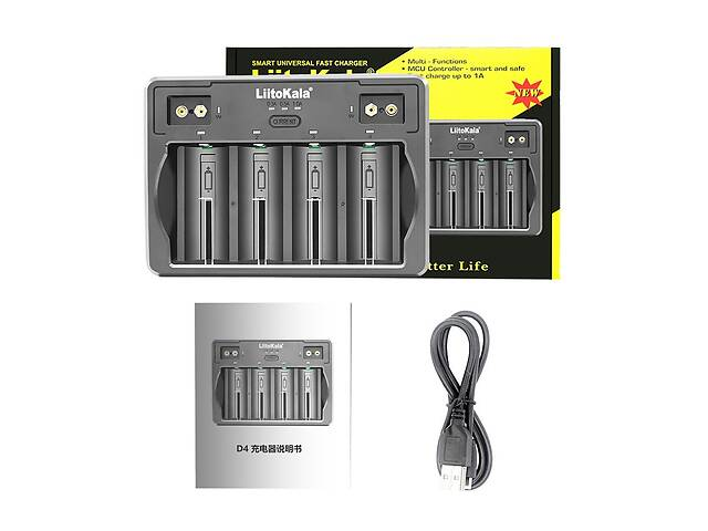 Зарядний пристрій Liitokala Lii-D4 (2497162495) - фото 3 Зарядний пристрій Liitokala Lii-D4 (2497162495) - фото 3