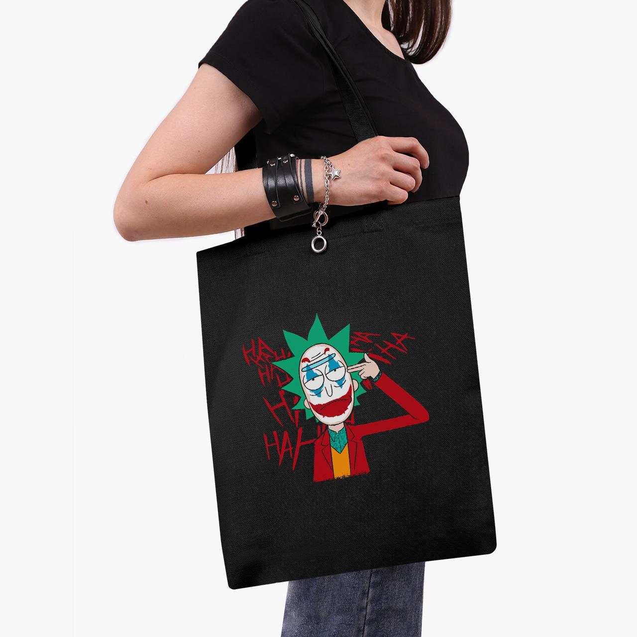 Эко сумка шоппер Rick Sanchez Rick and Morty 41x35 см Черный (9227-2932-BK)